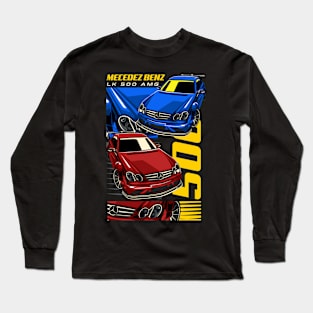 Retro Mercedes-Benz CLK 500 Long Sleeve T-Shirt